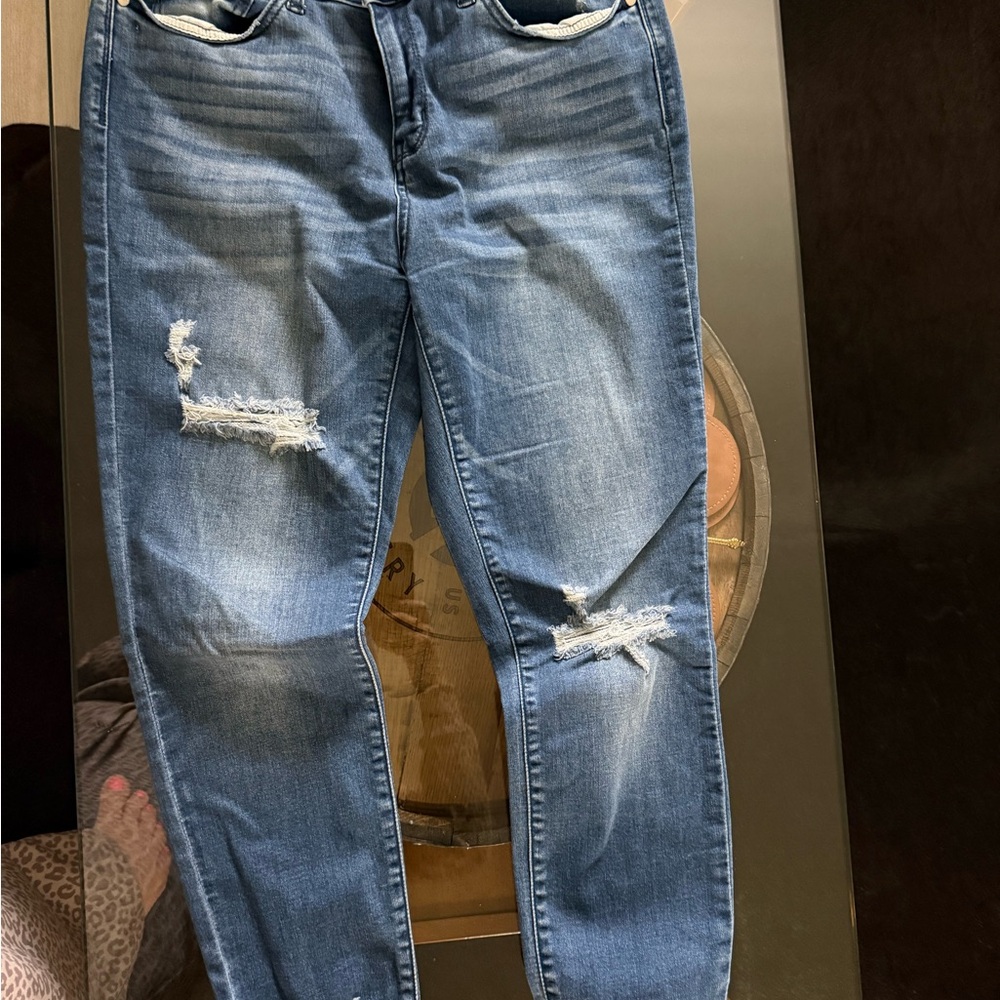 Judy Blie Blue Distressed Women’s Jeans